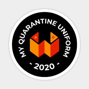 My Quarantine Uniform CoronaVirus 2020 T-shirt Magnet